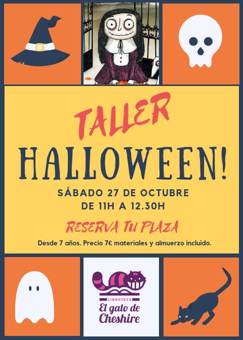 Taller de Halloween en El Gato de Cheshire