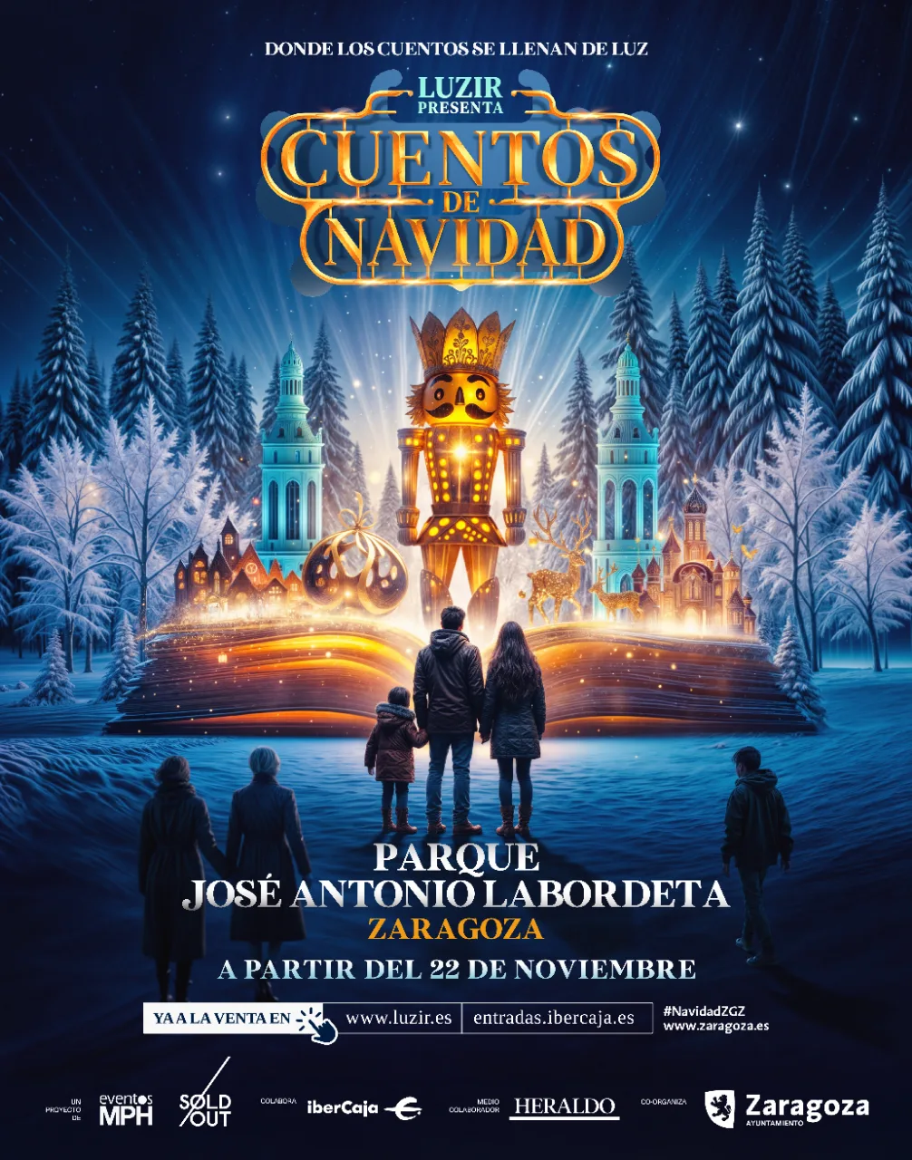 Luzir cuentos de navidad zaragoza