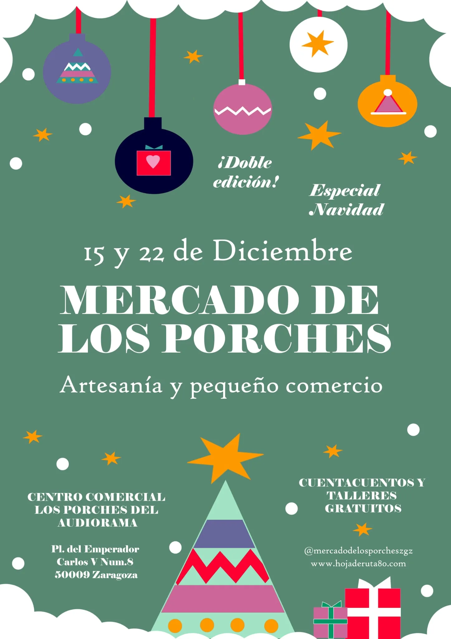 mercado de los porches diciembre navidad