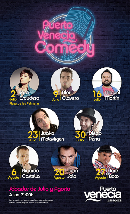 Zaragozala puerto venecia comedy 2016