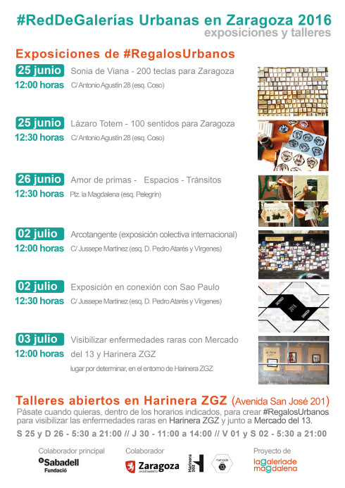 Cartel expos y talleres