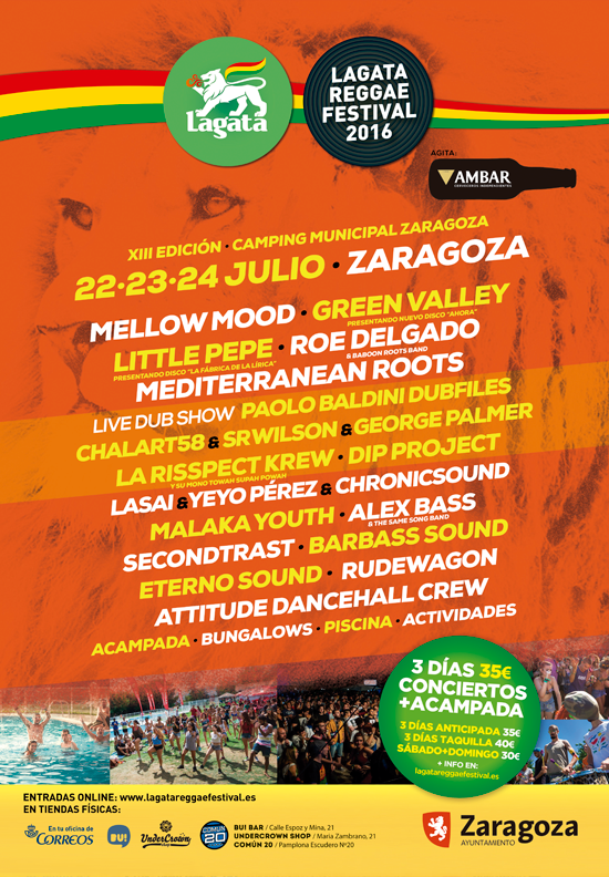 Zaragozala festival lagata reggae 2016