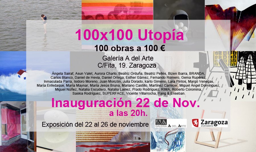 Zaragozala exposicion 100x100 a del arte 2016