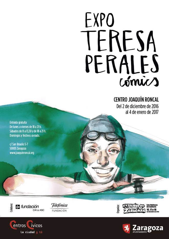 Zaragozala exposicion teresa perales comics joaquin roncal