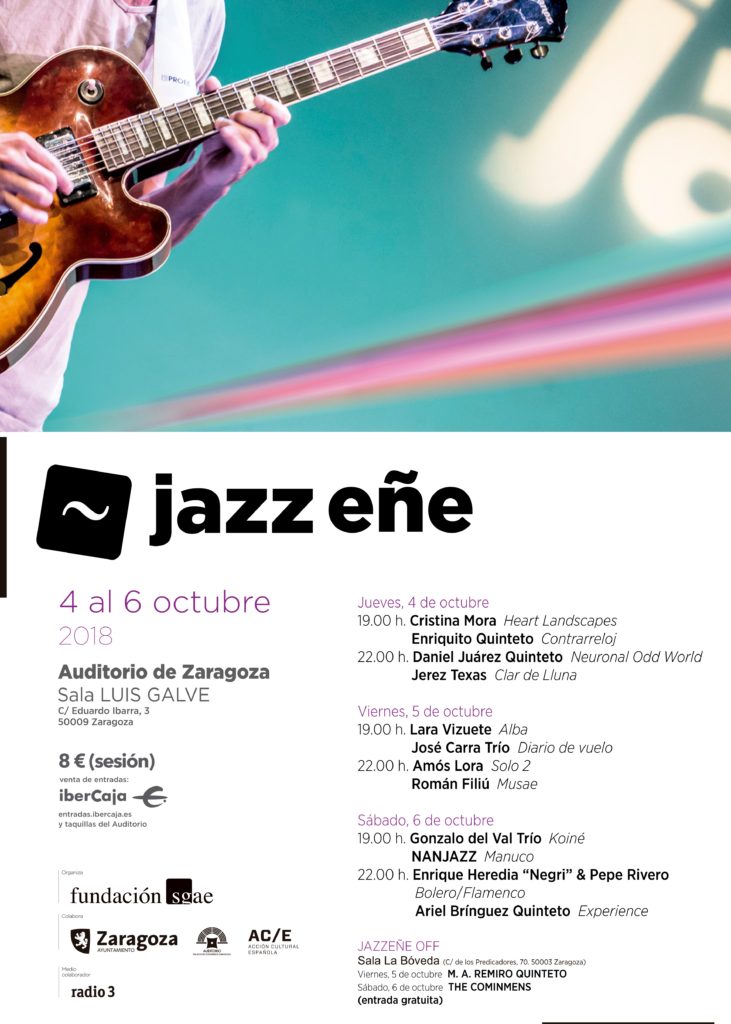  Jazzeñe 2018 Festival De Jazz En Español En Zaragoza Zaragozala   Qué Hacer En Zaragoza