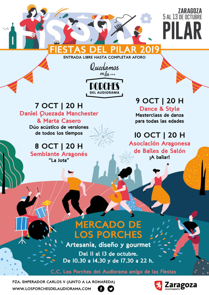 Mercado De Los Porches Fiestas Del Pilar 2019 En Los Porches Del Audiorama Zaragozala   Qué Hacer En Zaragoza