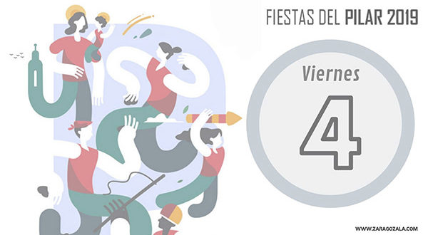 Fiestas Del Pilar Programa De Actos 4 De Octubre Guia De Zaragoza