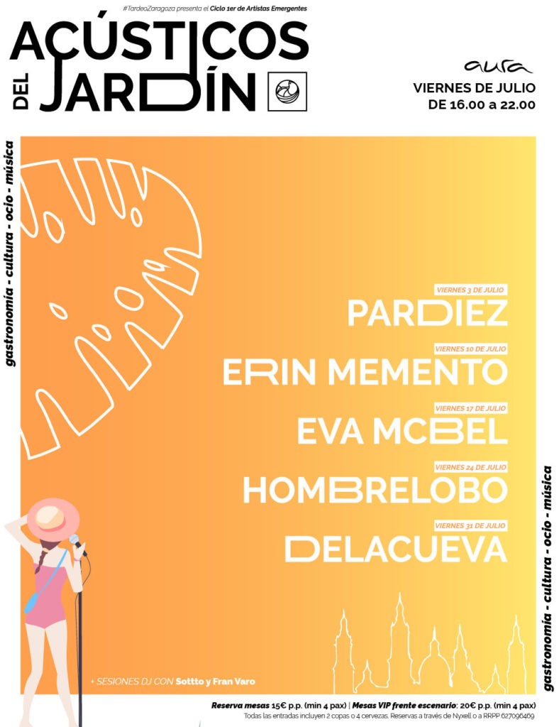  Los Acústicos Del Jardín Con Tardeo Zaragoza Zaragozala   Qué Hacer En Zaragoza