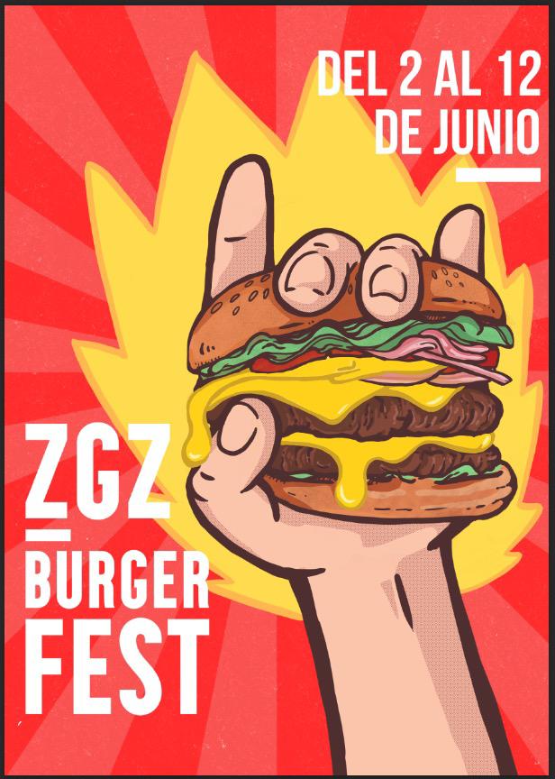  Cuenta Atrás Para El Zaragoza Burger Fest Este Es El Cartel Elegido Por El Público Zaragozala   Qué Hacer En Zaragoza