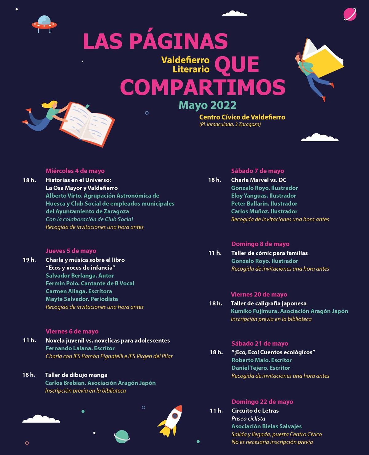  Las Páginas Que Compartimos Segunda Semana Literaria De Valdevierro Zaragozala   Qué Hacer En Zaragoza