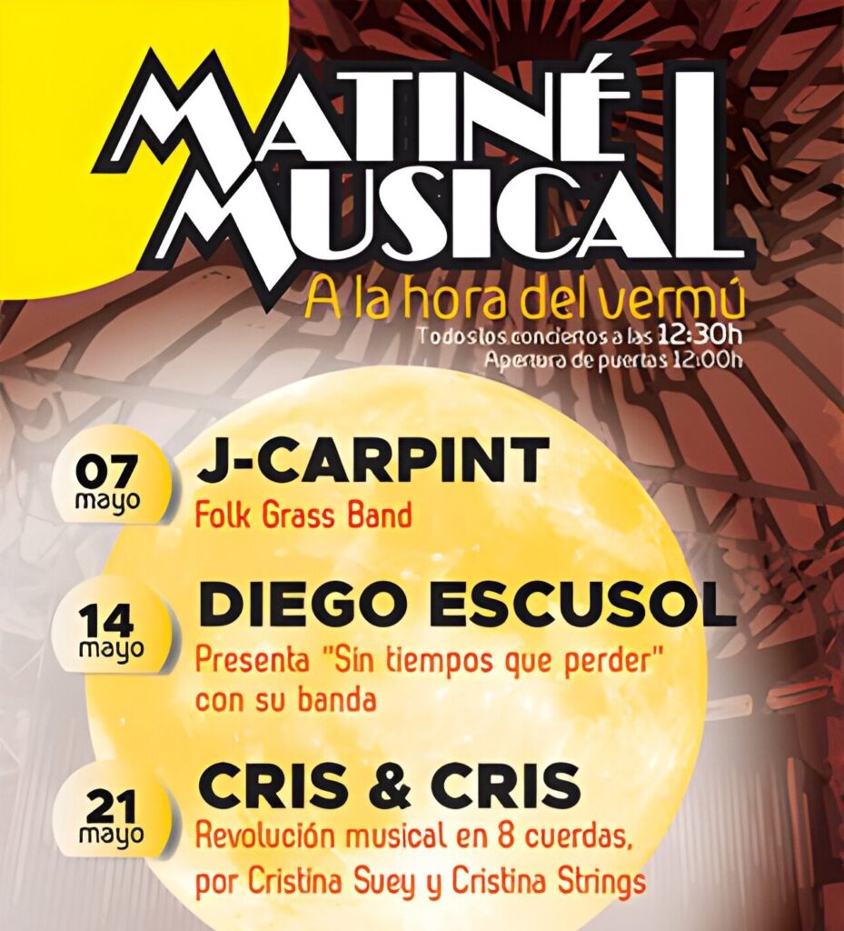  Ciclo Matiné Musical Conciertos a La Hora Del Vermú Zaragozala   Qué Hacer En Zaragoza
