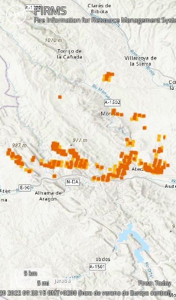  Situación Incendio Ateca  Calatayud Zaragozala   Qué Hacer En Zaragoza