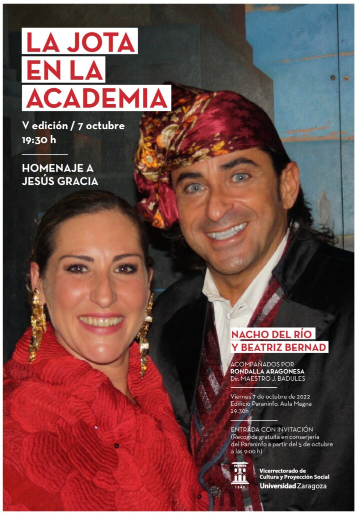 La Jota En La Academia Celebra Nueva Edición Con Beatriz Bernad Y Nacho Del Río Zaragozala   Qué Hacer En Zaragoza