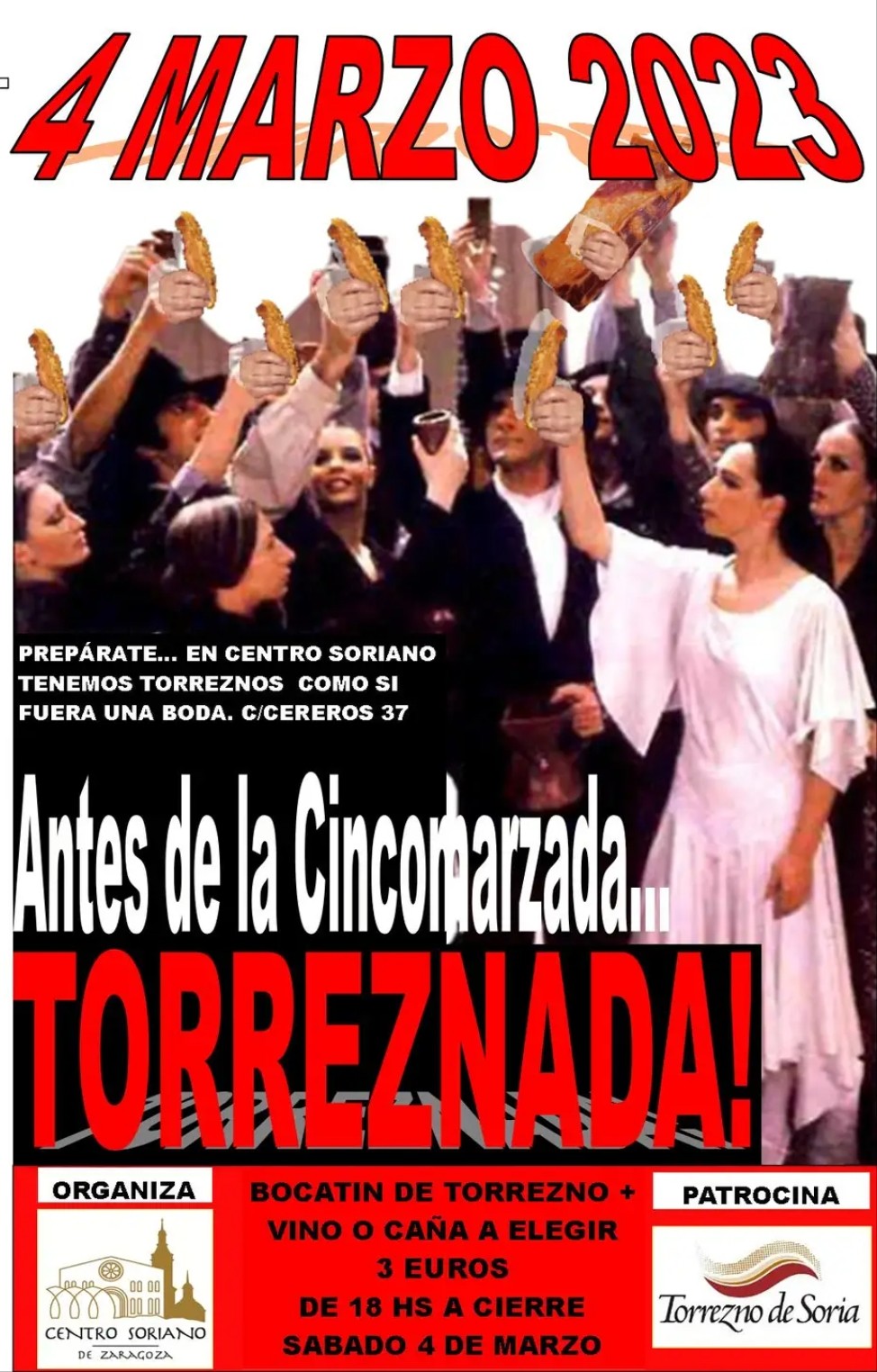 Torreznada Centro Soriano Zaragoza