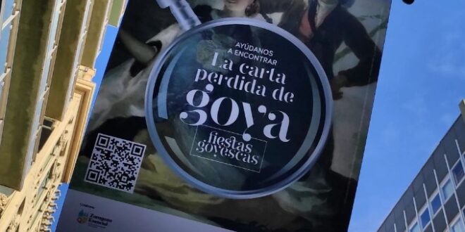 la carta perdida de goya fiestas goyescas 2024