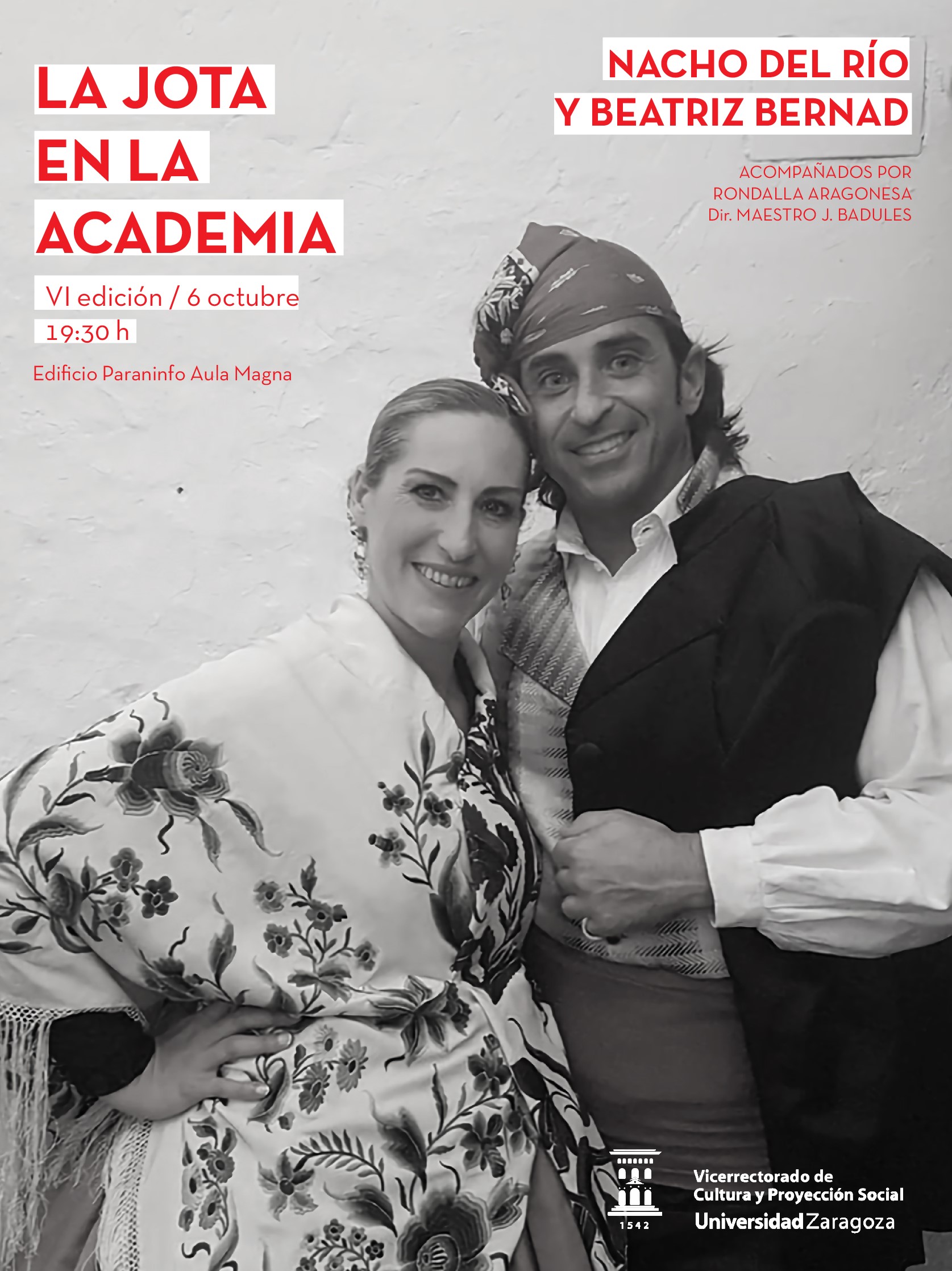 La Jota En La Academia Con Nacho Del Río Y Beatriz Bernad En El Paraninfo Zaragozala Qué Hacer En Zaragoza
