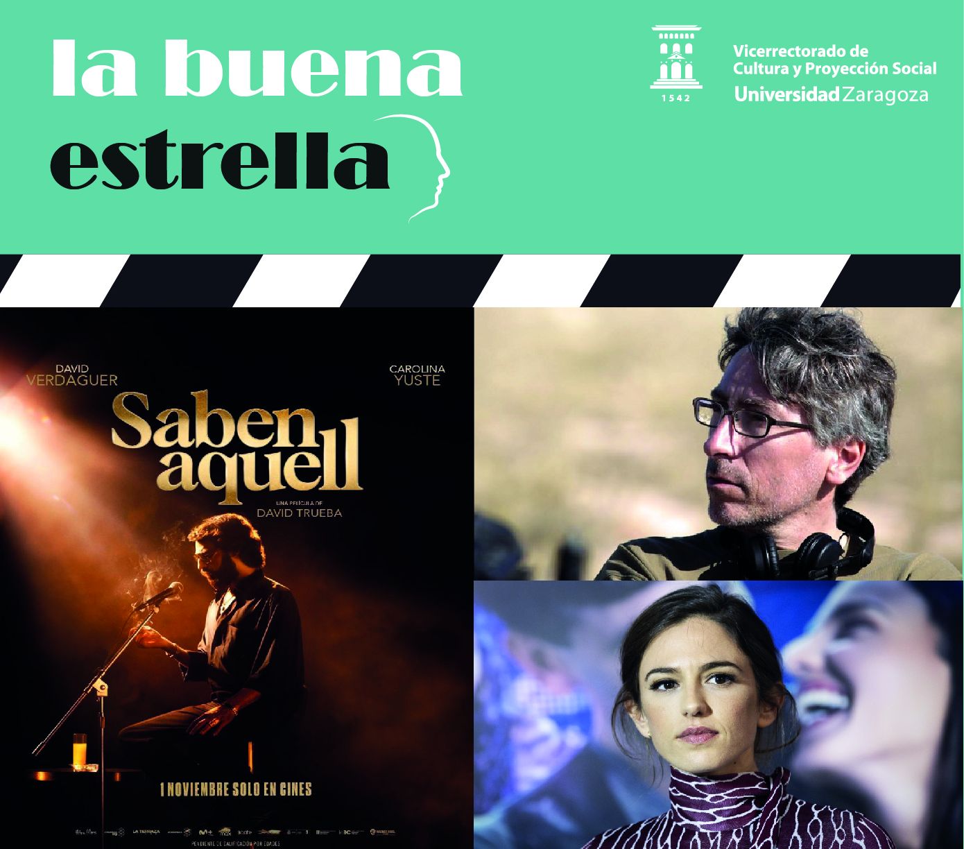 David Trueba Y Marina Salas Protagonistas Del Ciclo La Buena Estrella Zaragozala Qué Hacer En Zaragoza