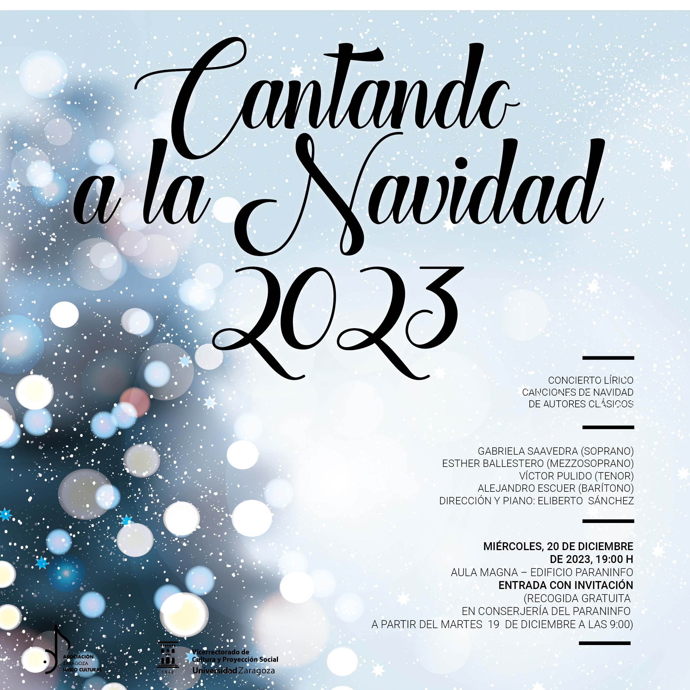 Cantando a La Navidad En El Edificio Paraninfo Zaragozala Qué Hacer En Zaragoza