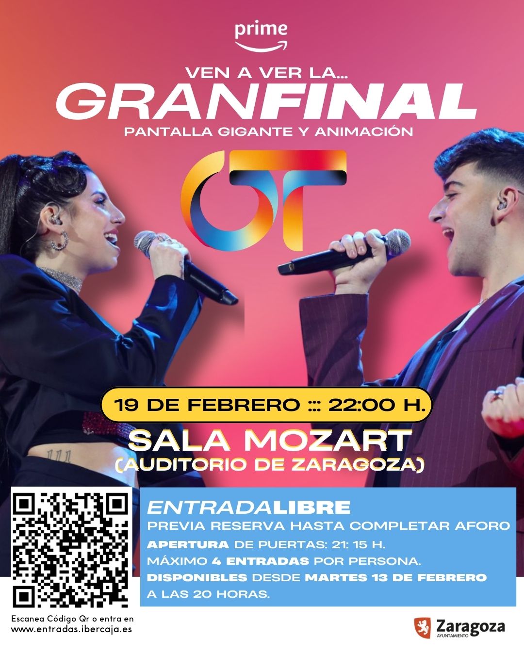 Operacion Triunfo Zaragoza Zaragoza Se Vuelca Con La Final De Operación Triunfo La Sala Mozart Del Auditorio Acogerá Una Retransmisión En Directo Zaragozala Qué Hacer En Zaragoza