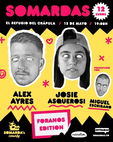 Somardas Comedy Night Foranos Edition Somardas Comedy Night Foranos Edition En El Refugio Del Crápula Zaragozala   Qué Hacer En Zaragoza
