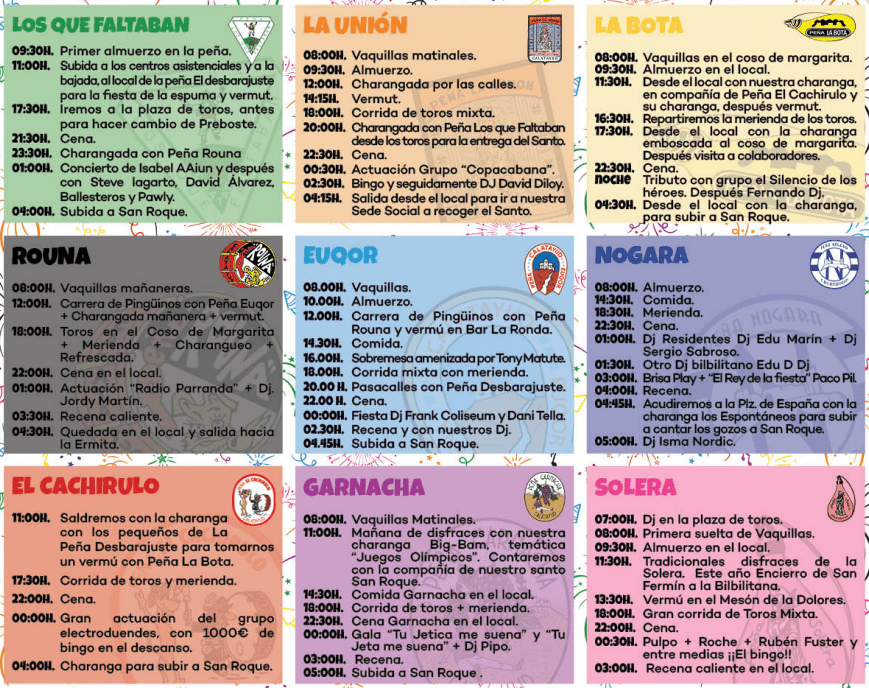 Fiestas San Roque 2024 Calatayud