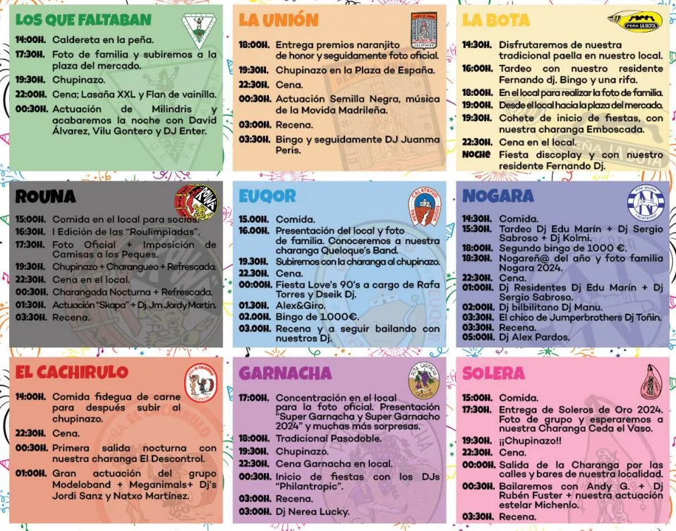 Fiestas San Roque 2024 Calatayud