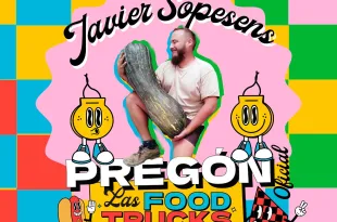 Javier Sopesens pregonero Las Foodtrucks Fiestas del Pilar 2024