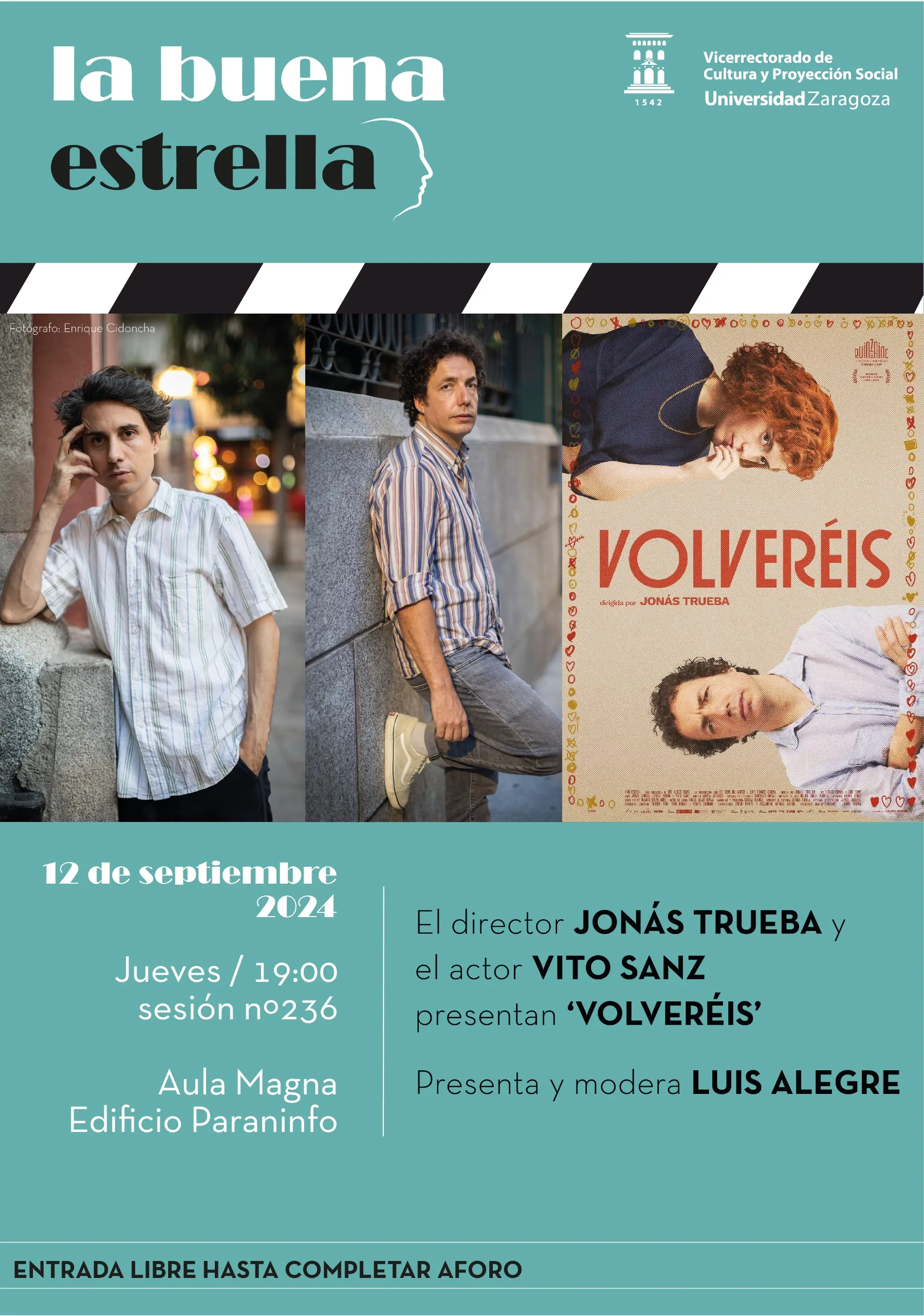 La Buena Estrella Con Jonás Trueba Y Vito Saiz Zaragoza   Qué Hacer En Zaragoza   Página 330 Zaragozala   Qué Hacer En Zaragoza