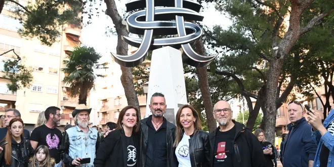 Escultura héroes del Silencio en Zaragoza