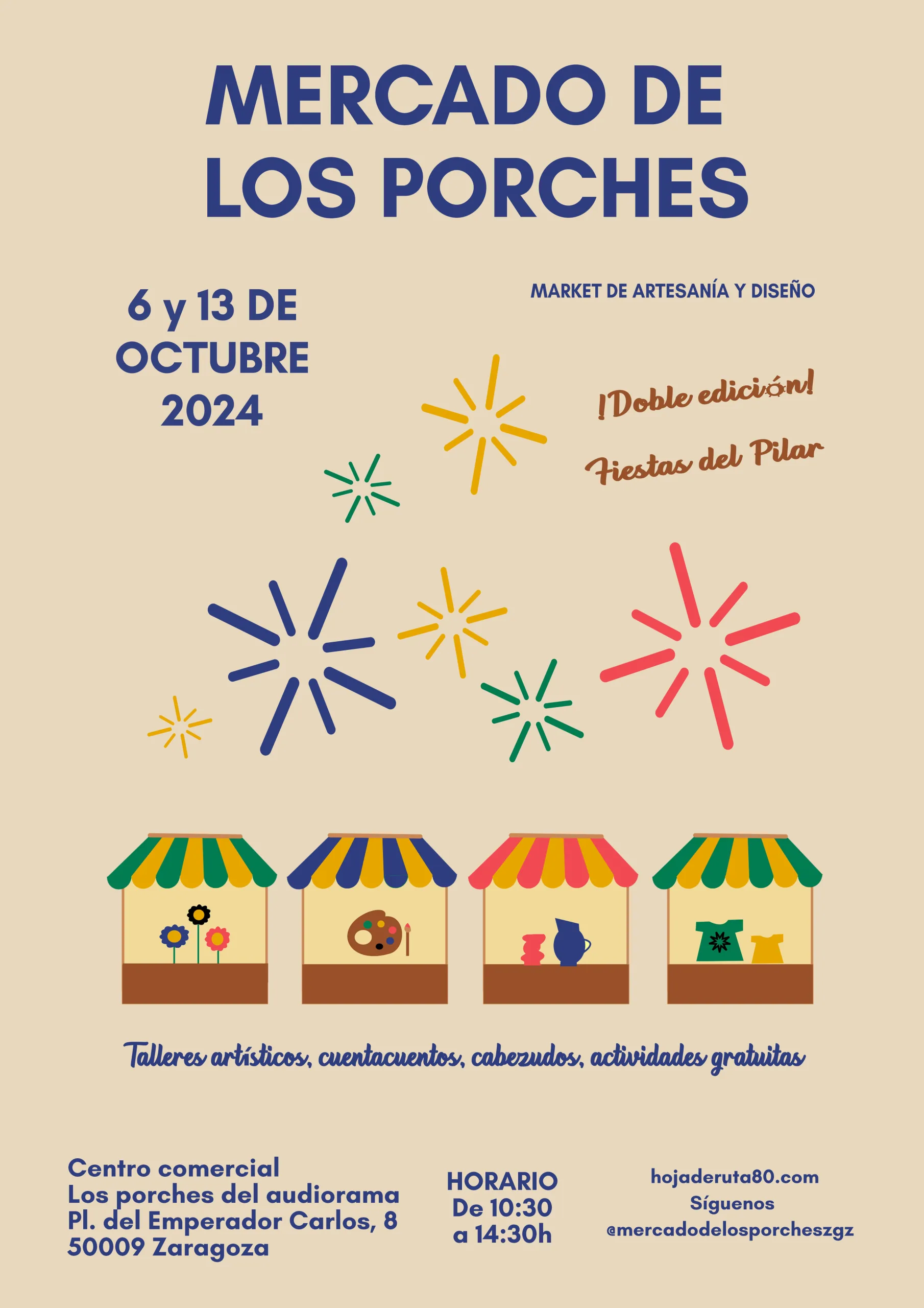 Mercado de los Porches Fiestas del Pilar 2024