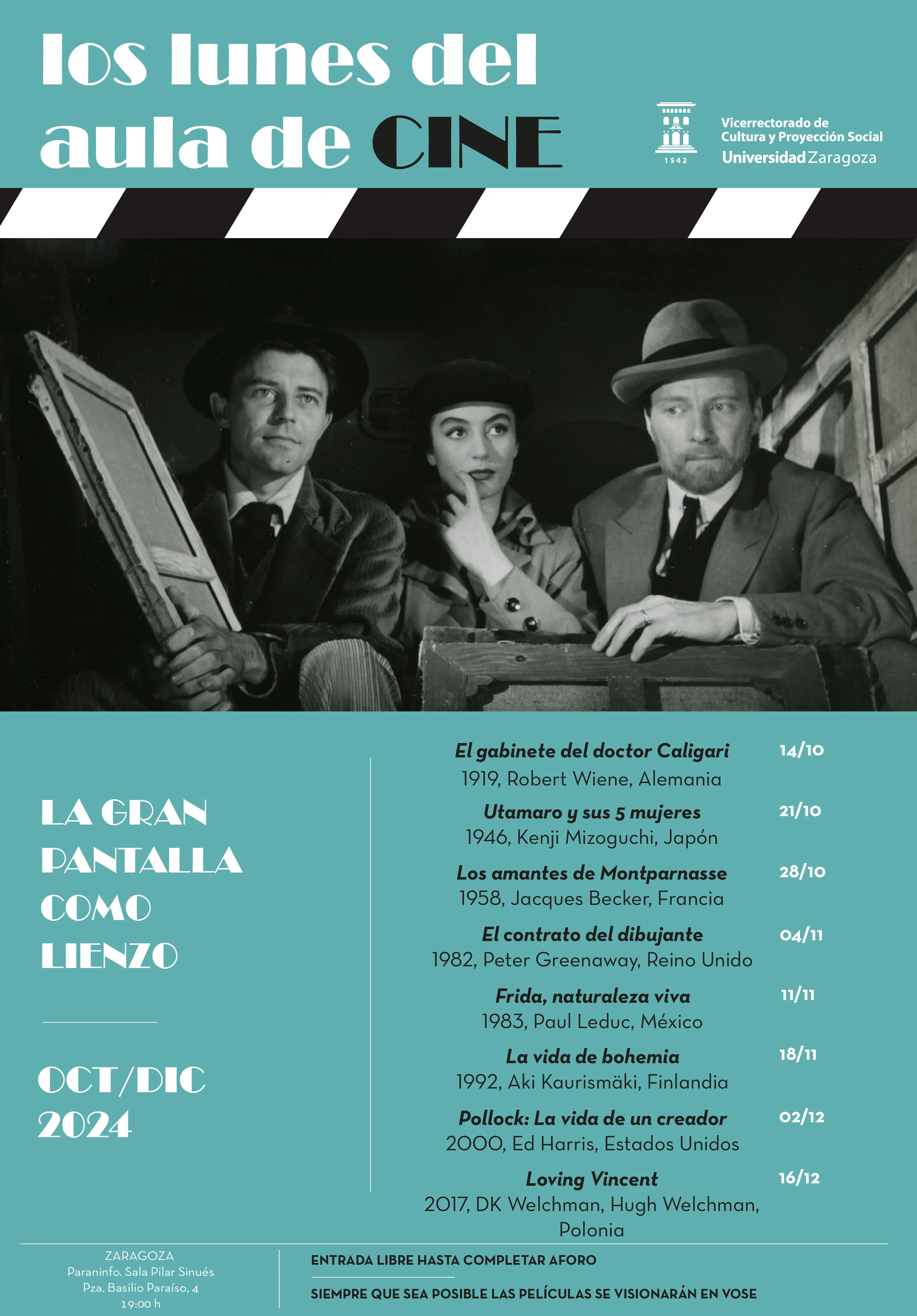 Ciclo El Aula de Cine Universidad Zaragoza