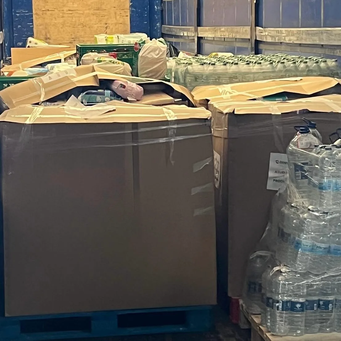 punto de recogida en zaragoza ayuda a valencia