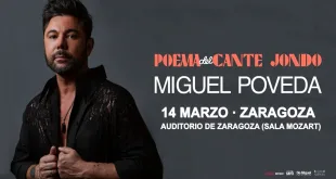 concierto de miguel poveda en Zaragoza