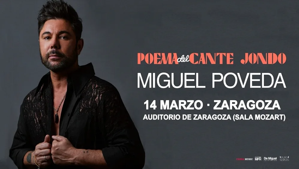 concierto de miguel poveda en Zaragoza