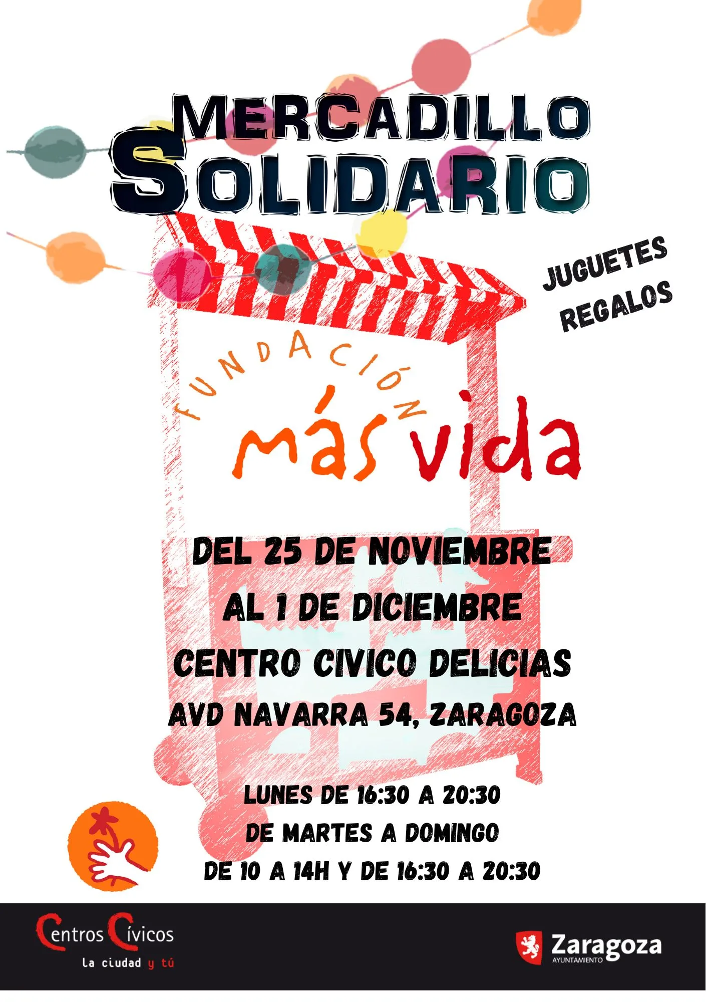 Mercadillo Solidario de Fundación Más Vida 2024