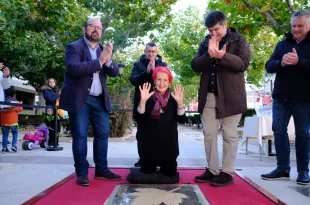 Rosa María Calaf Paseo de la Fama en Cariñena