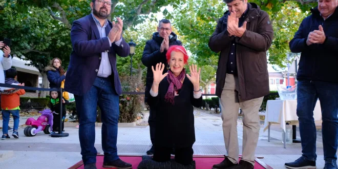 Rosa María Calaf Paseo de la Fama en Cariñena