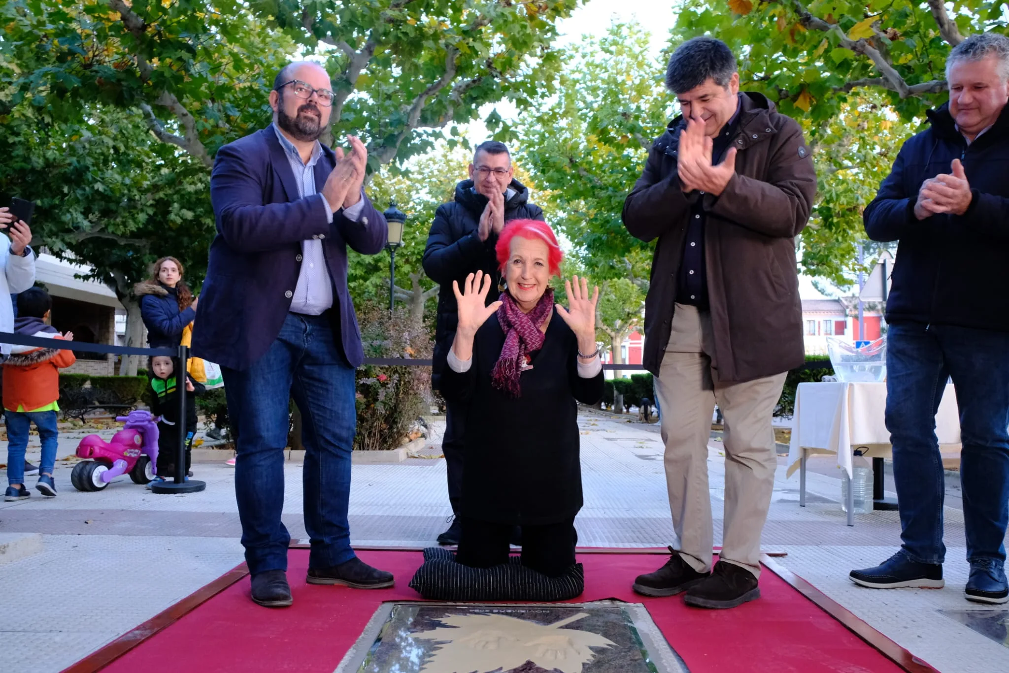 Rosa María Calaf Paseo de la Fama en Cariñena