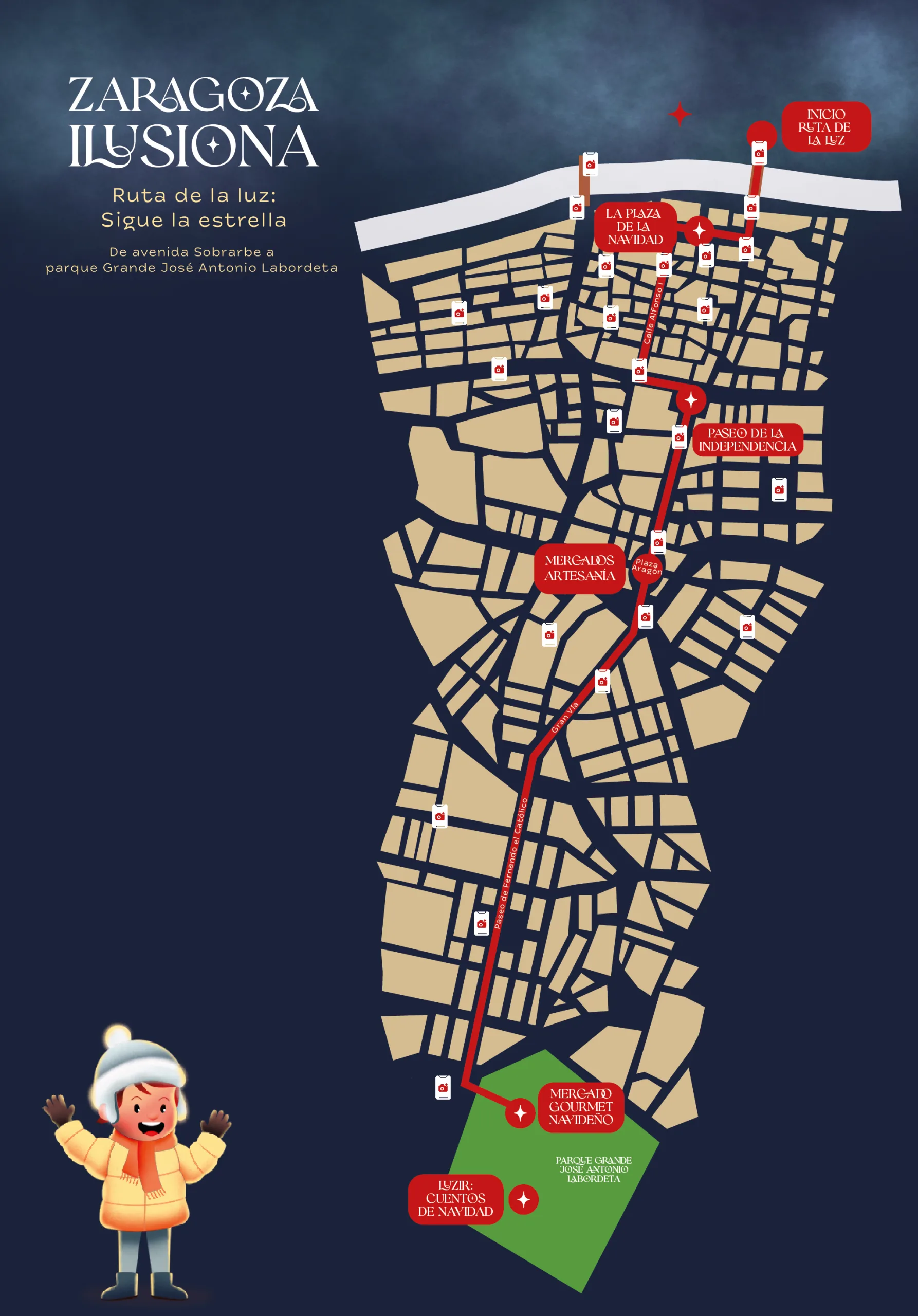 Ruta De La Luz Navidad En Zaragoza 2024