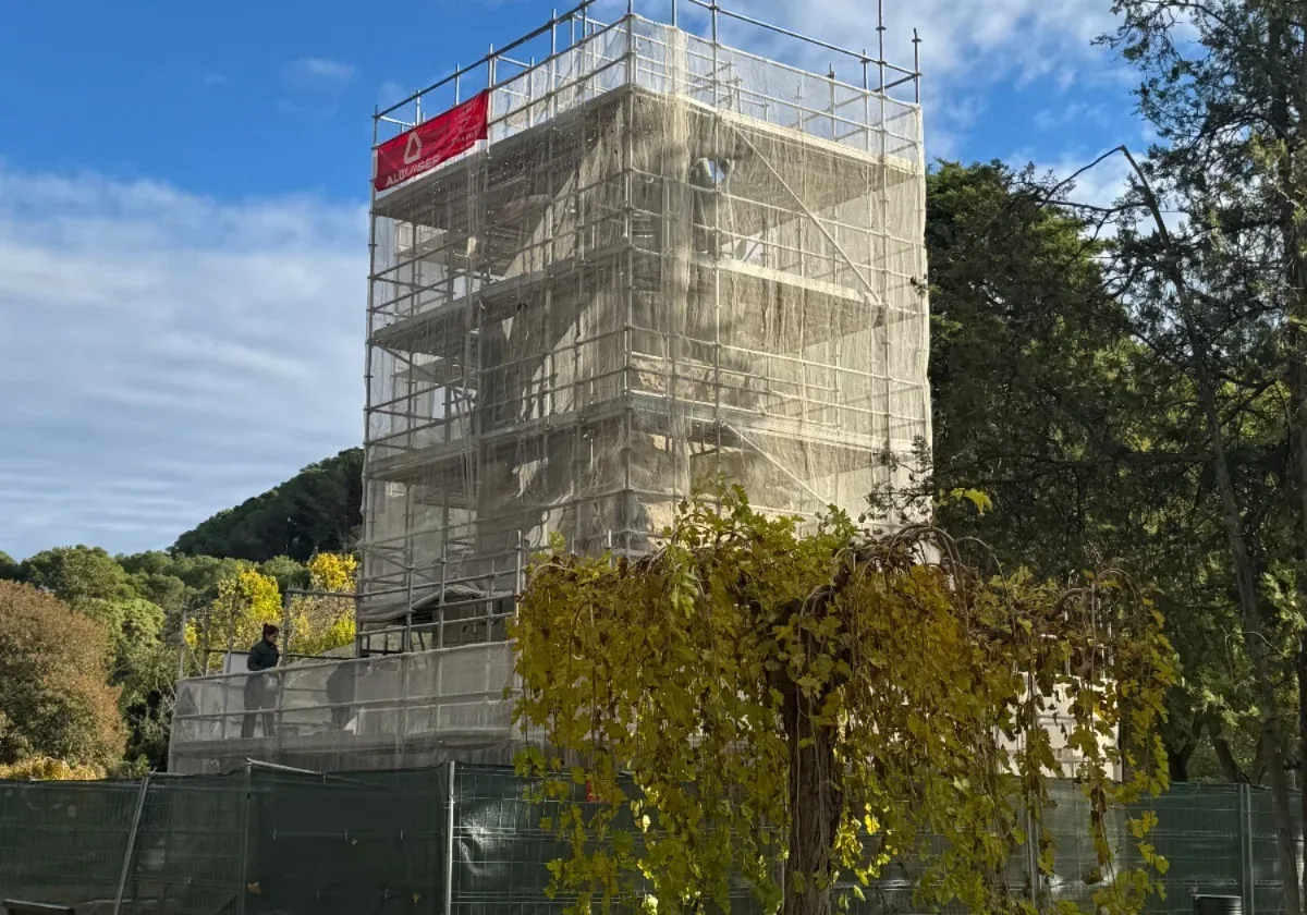 Avanza la rehabilitación del Monumento a la Exposición Hispano-Francesa de 1908 en Zaragoza