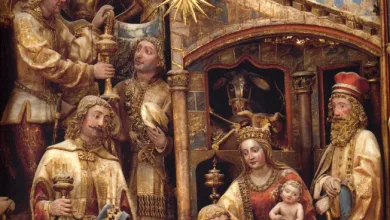 Adoración Reyes Magos Retablo La Seo Zaragoza