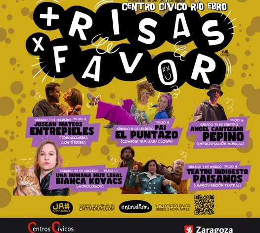 + Risas X Favor Humor Para Todos En El Cc Río Ebro Zaragozala Qué Hacer En Zaragoza