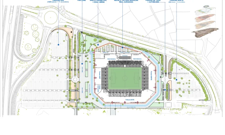 Estadio Modular Real Zaragoza Así Será El Estadio Modular De Zaragoza Pionero Y Adaptable Zaragozala Qué Hacer En Zaragoza