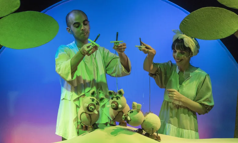jajilé El Cerdito Verde Azul En Teatro Arbolé Zaragozala Qué Hacer En Zaragoza