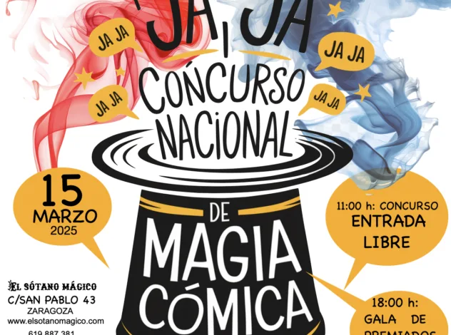 Concurso nacional magia comica el sotano magico Magia Y Humor Se Dan Cita Con El Memorial Pepe Carrol Zaragozala Qué Hacer En Zaragoza