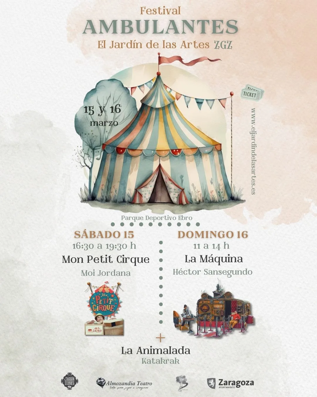 Festival Ambulantes El Jardin De Las Artes