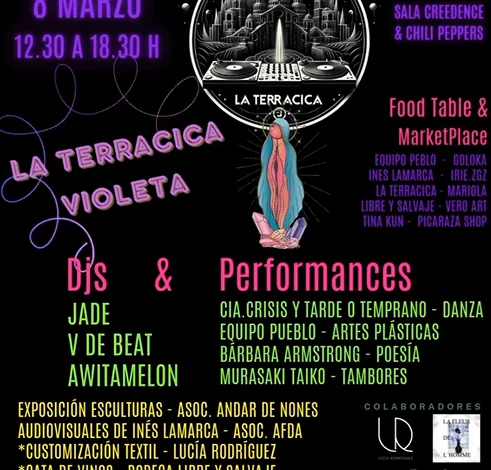 La Terracica Violeta La Terracica Violeta En La Plaza San Lamberto El 8 De Marzo Zaragozala Qué Hacer En Zaragoza