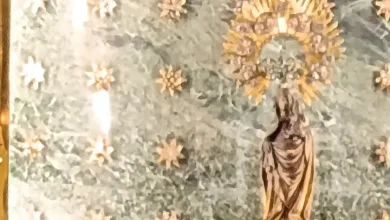 Virgen del Pilar sin manto