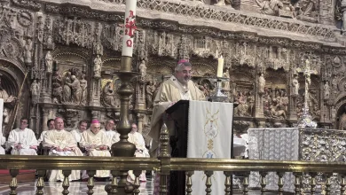 El Arzobispo Don Carlos Escribano ha presidido la misa por el eterno descanso del papa Francisco