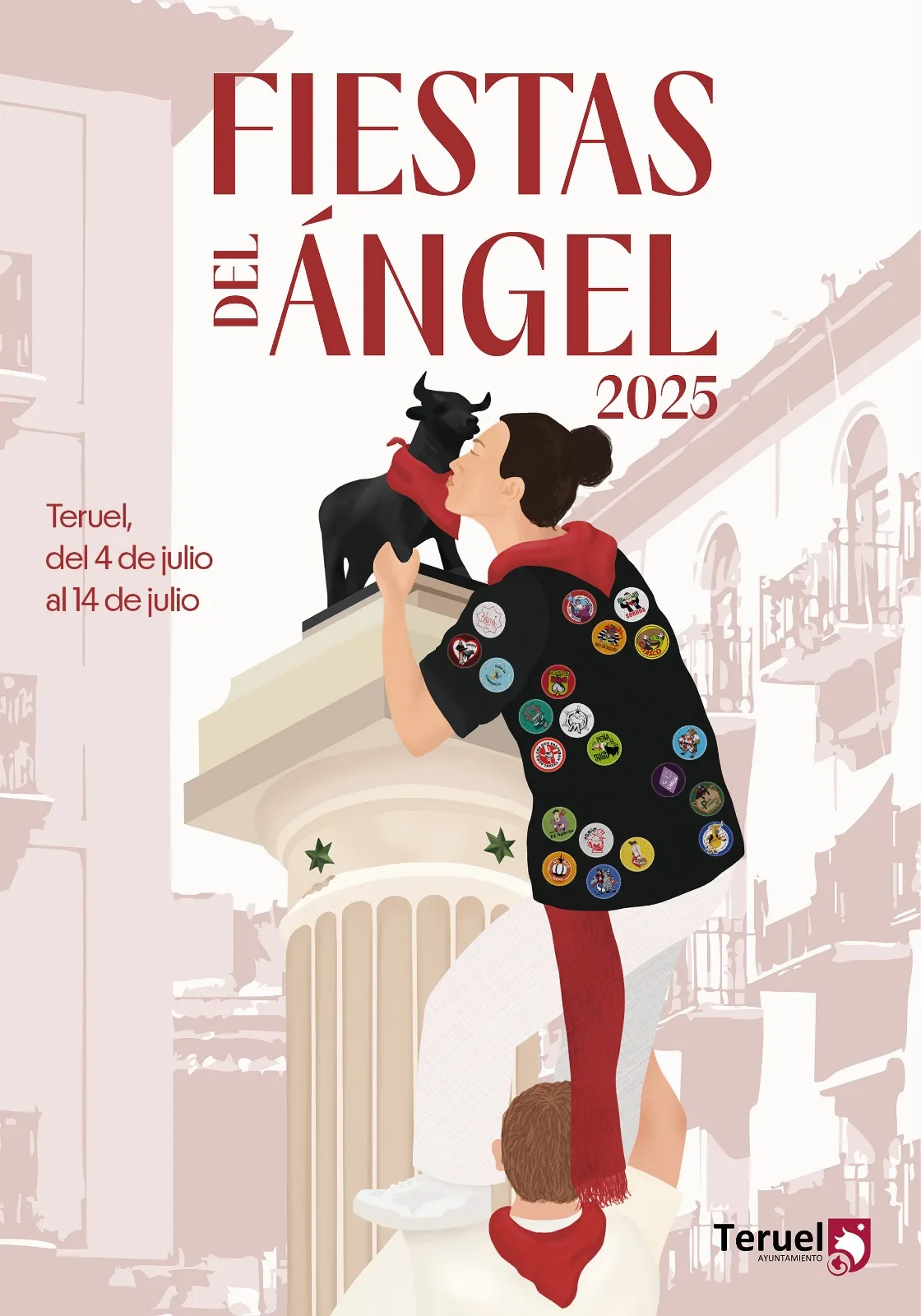 Cartel Fiestas Del Ángel 2025 Teruel